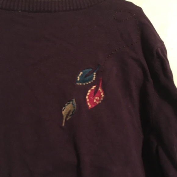 Purple falling leaves top - Picture 7 of 7